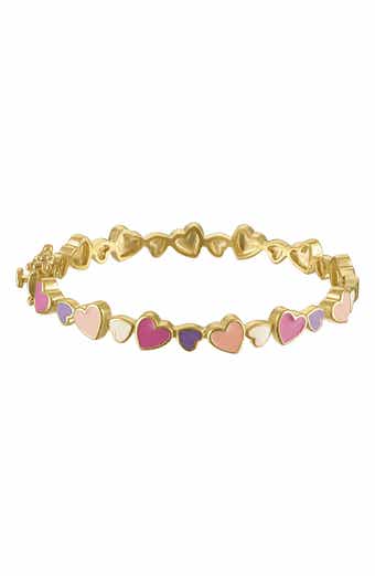 FZN Kids' Enamel Heart Bracelet