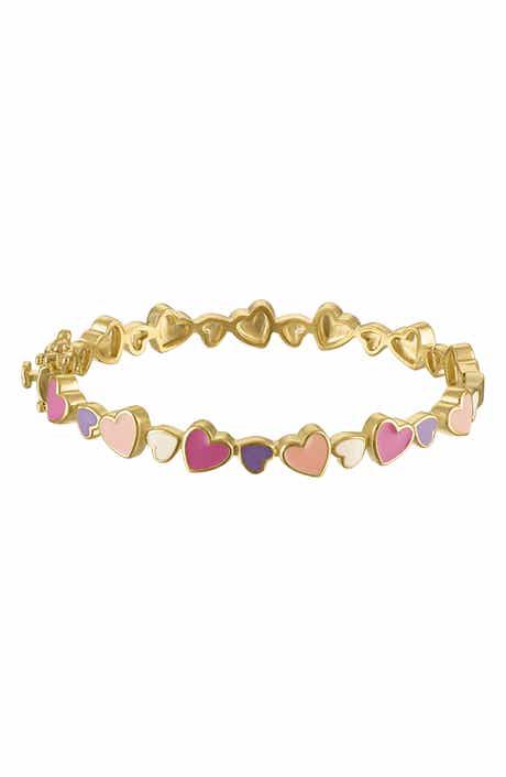 FZN Kids' Enamel Heart Bracelet
