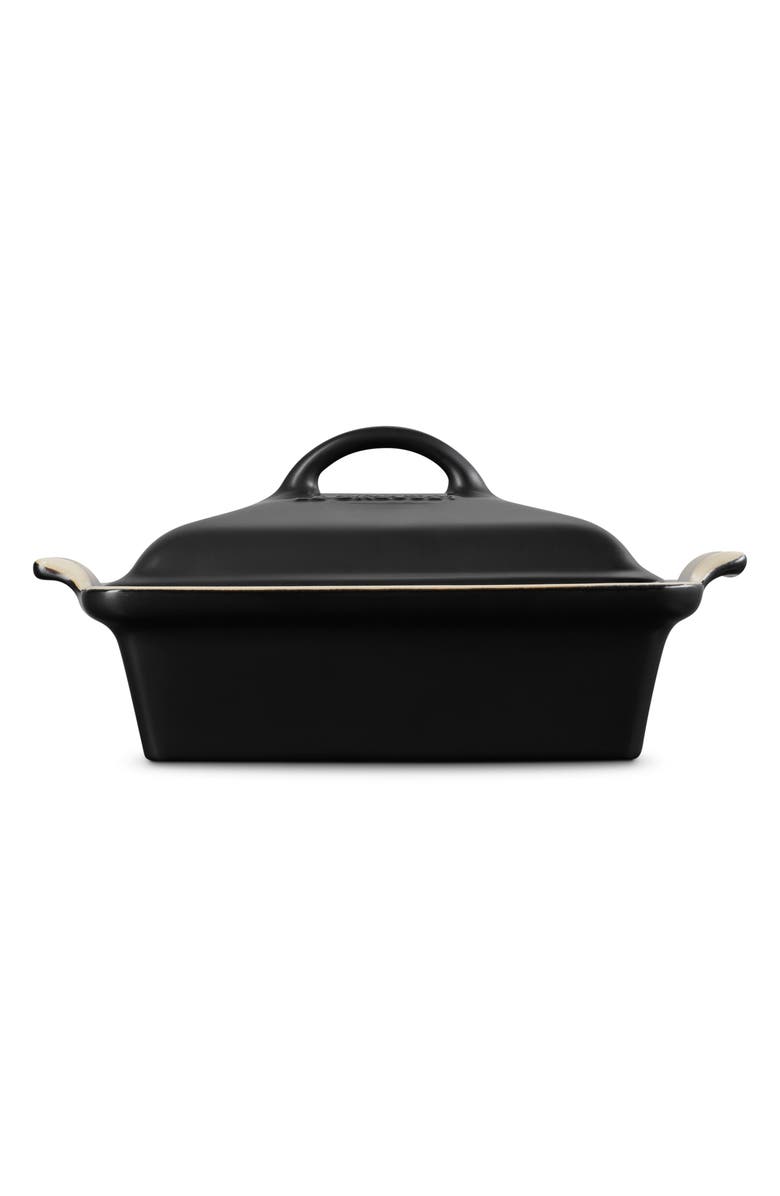 Le Creuset Heritage 2-Quart Covered Square Stoneware Casserole, Alternate, color,