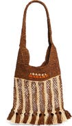 Isabel Marant Small Praia Fringe Raffia Tote