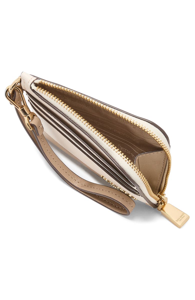 Kate Spade New York devin colorblock leather card case, Alternate, color,