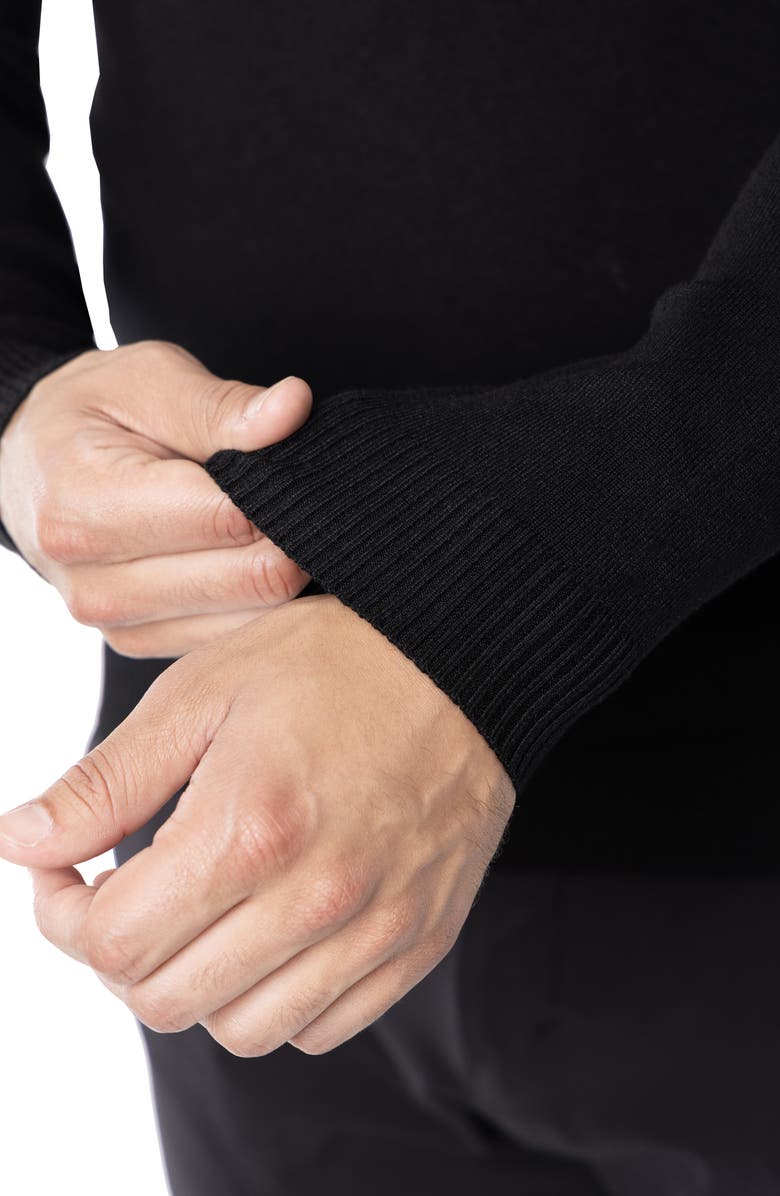 XRAY Core Mock Neck Knit Sweater, Alternate, color, Black