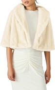 Steve Madden Hestia Crop Faux Fur Jacket