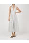 Button Front Scallop Dress