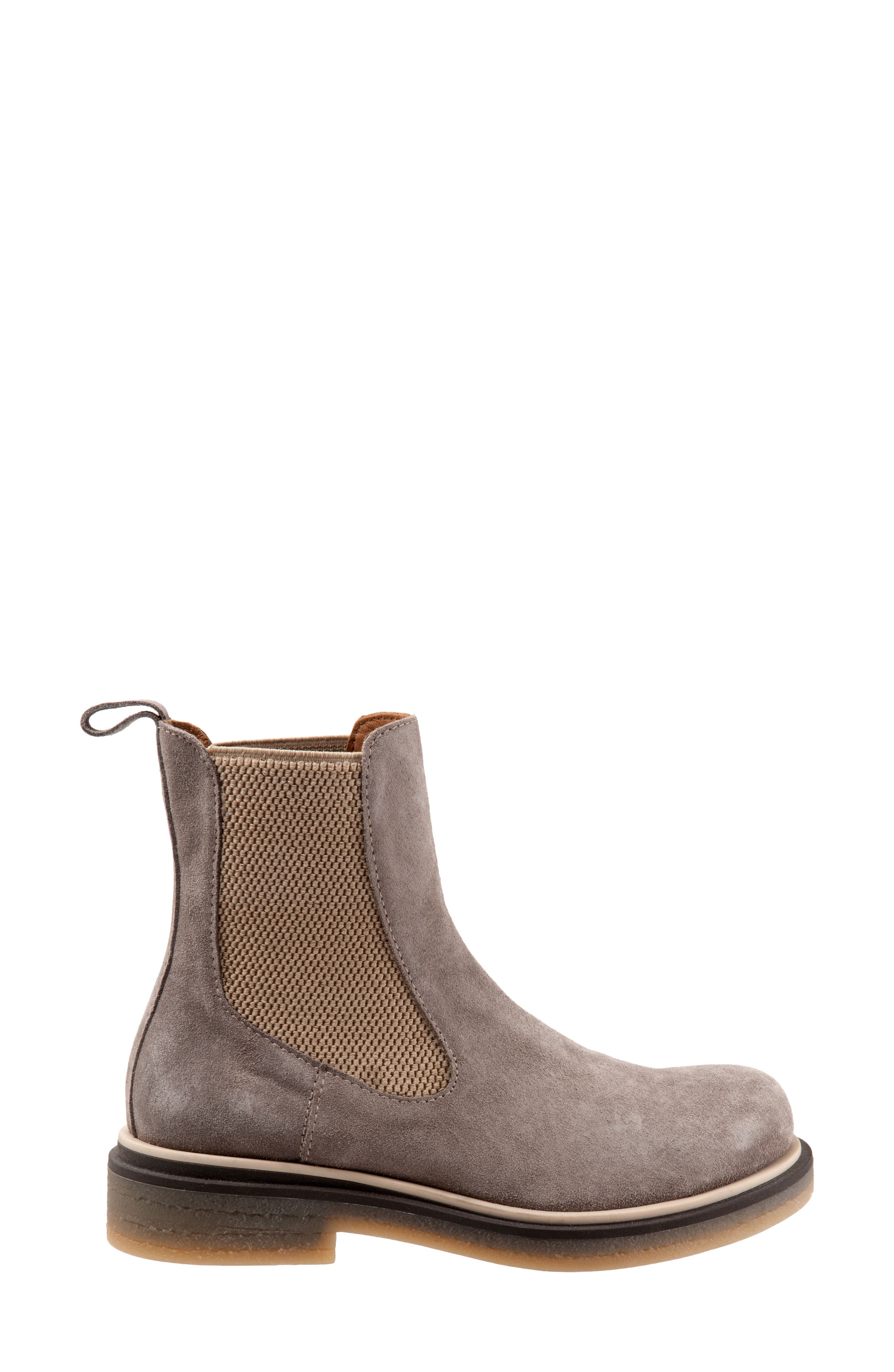 Wanda Platform Chelsea Boot, Alternate, color, TAUPE SUEDE