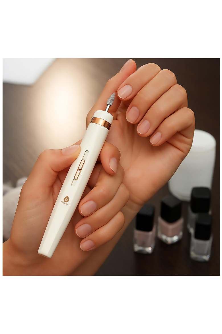 Professional Rechargeable Manicure & Pedicure Kit, Alternate, color, WHITE
