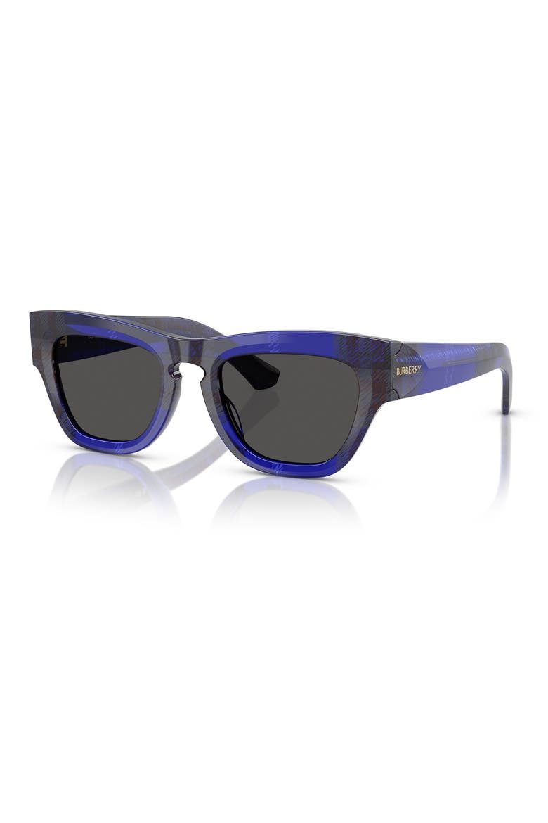 51mm Square Sunglasses, Alternate, color, DARK GREY