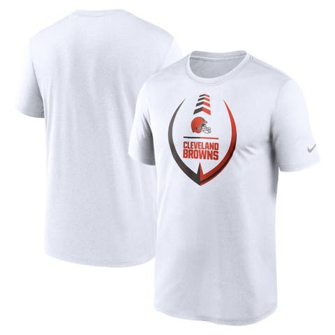 Men's Nike White Cleveland Browns Icon Legend Performance T-Shirt