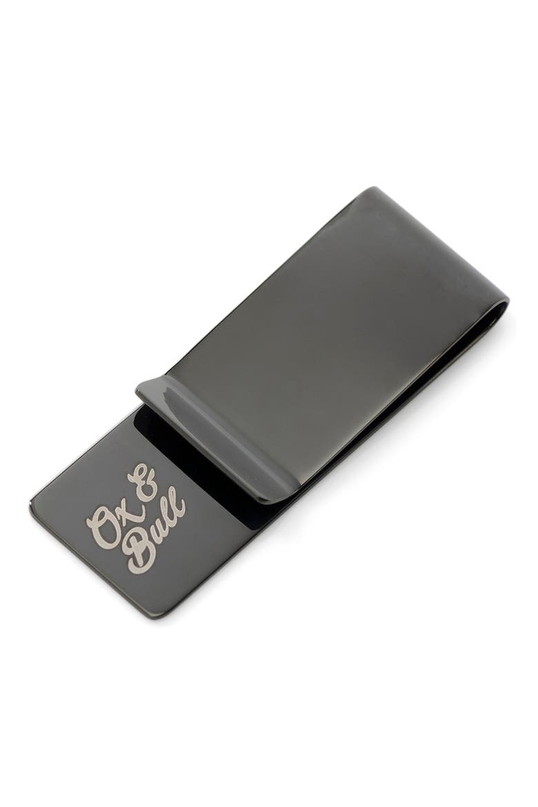 Stainless Steel Money Clip, Alternate, color, GUNMETAL