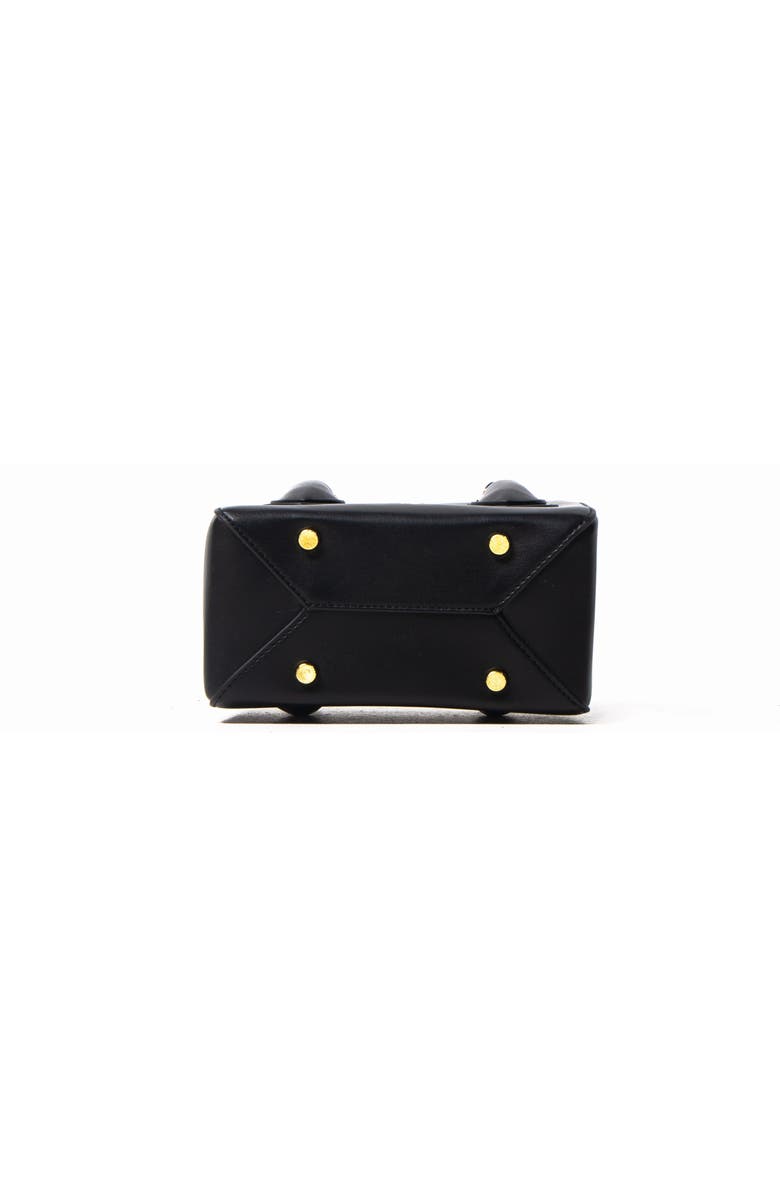 Mèsan Boxy Tote, Alternate, color, Black And Gold