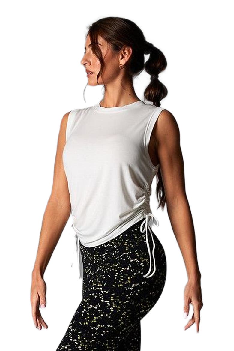 Crop Side Tie Tank, Alternate, color, COCONUT