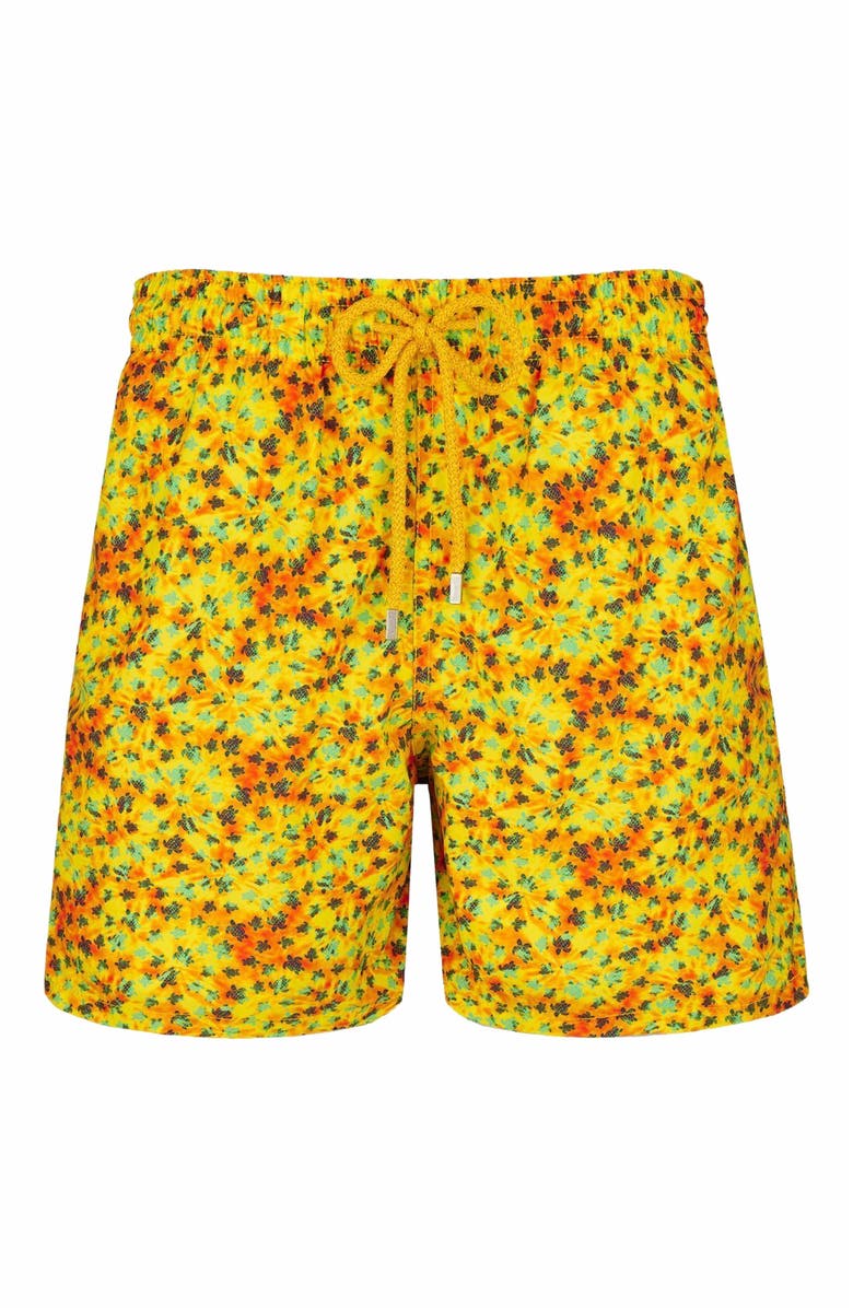Vilebrequin Men's Micro Ronde Des Tortues Tie & Dye Swim Trunks, Main, color, 