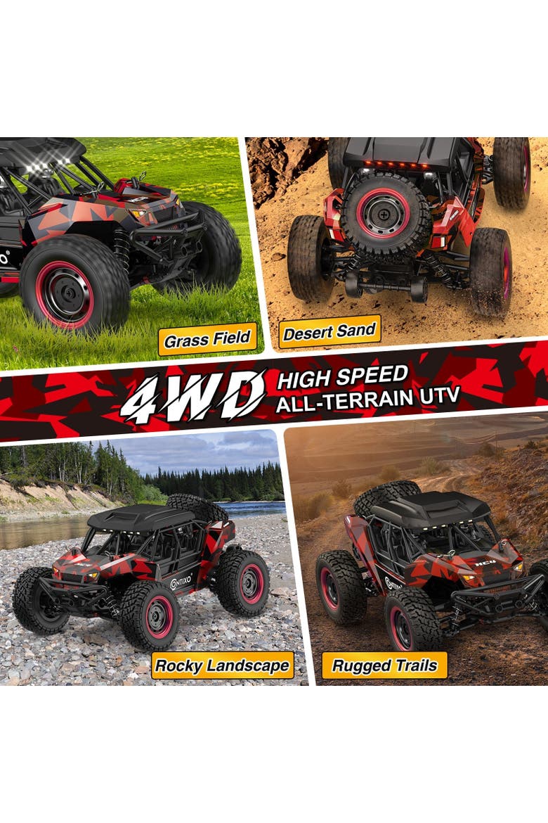 Remote Control Offroad Car, Alternate, color, Red
