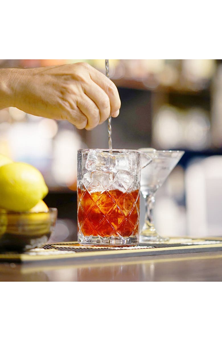 FINAL TOUCH Yarai Mixing Pitcher with Hawthorne Strainer, Alternate, color, Clear