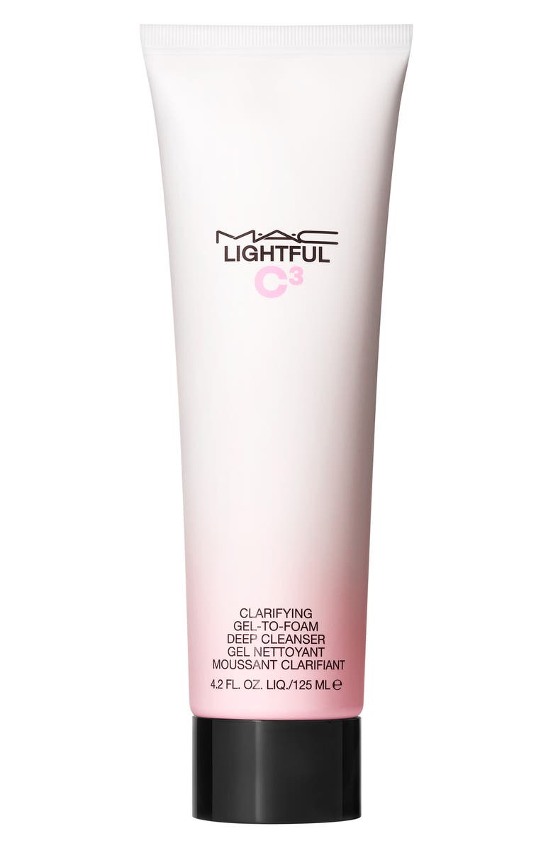 MAC Cosmetics Lightful C3 Clarifying Gel-to-Foam Deep Face Cleanser, Main, color,