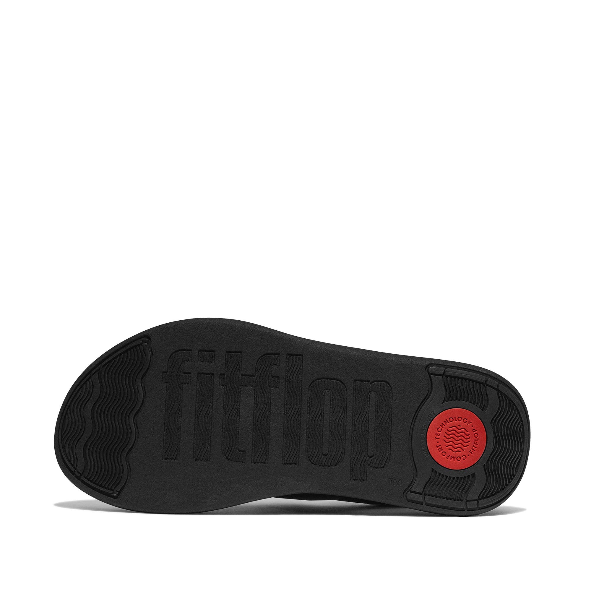 FitFlop F-Mode Go Adj Flatform Sandal, Alternate, color, All Black