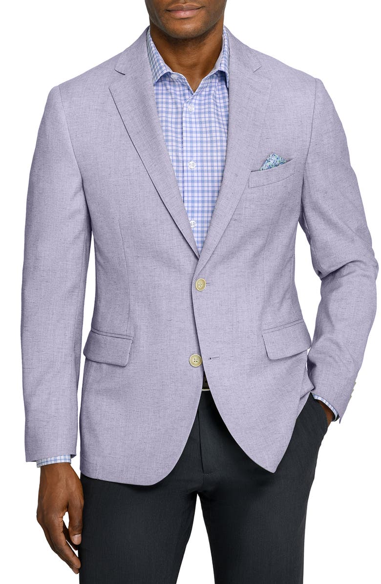 CONSTRUCT Solid Lino Sport Coat, Alternate, color, Lilac