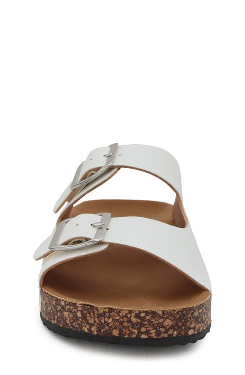 Yoki Kids' Slide Sandal In White