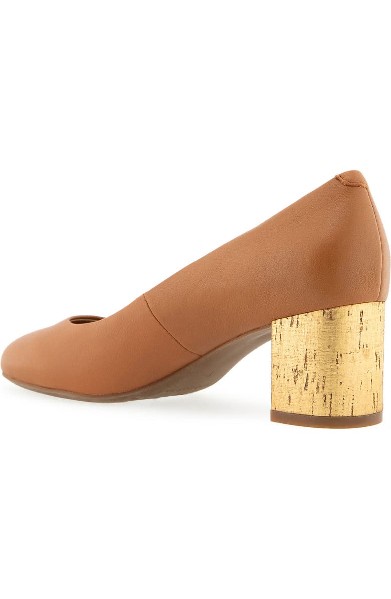 Aerosoles Ebel Block Heel Pump - Wide Width Available, Alternate, color, Tan Leather/Tan