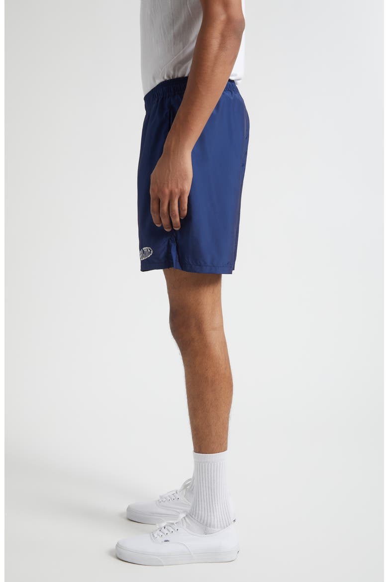 Oval Logo Tennis Shorts, Alternate, color, BLUE