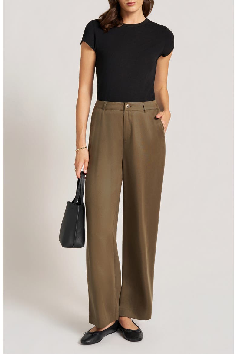 Bexley Straight Leg Trousers, Alternate, color, OLIVE