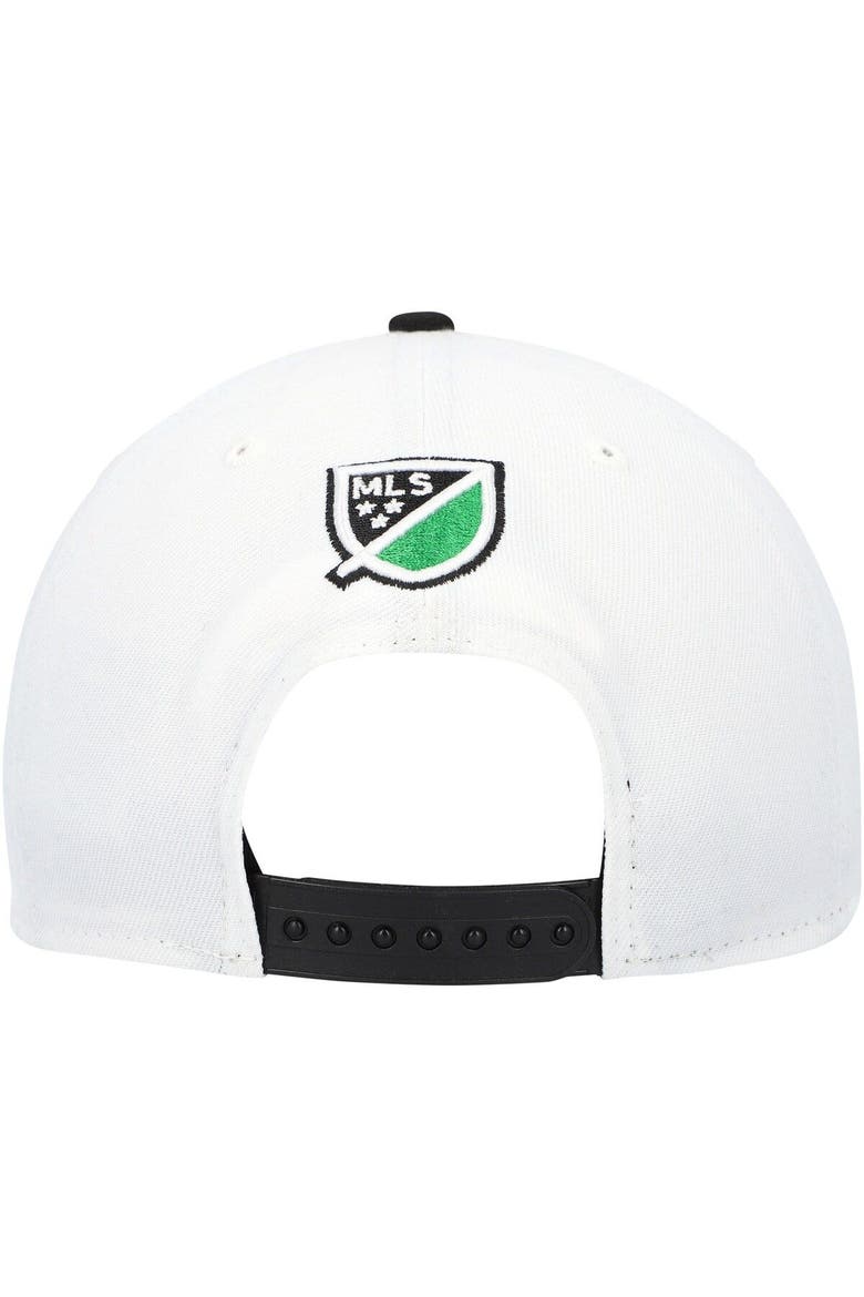 Men's New Era White/Black Austin FC Two-Tone 9FIFTY Snapback Hat, Alternate, color, White