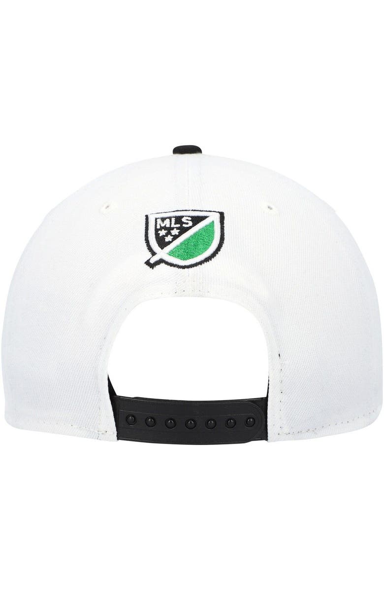 New Era Men's New Era White/Black Austin FC Two-Tone 9FIFTY Snapback Hat, Alternate, color,