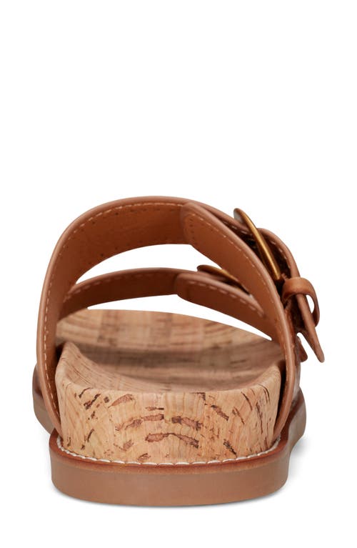 Shop Earth ® Francii Slide Sandal In Dark Natural