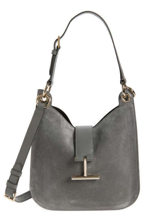 Small Tara Suede Top Handle Bag