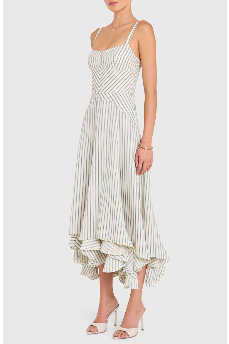 Monterey Stripe Handkerchief Dress, Alternate, color, OXFORD BLUE STRIPE