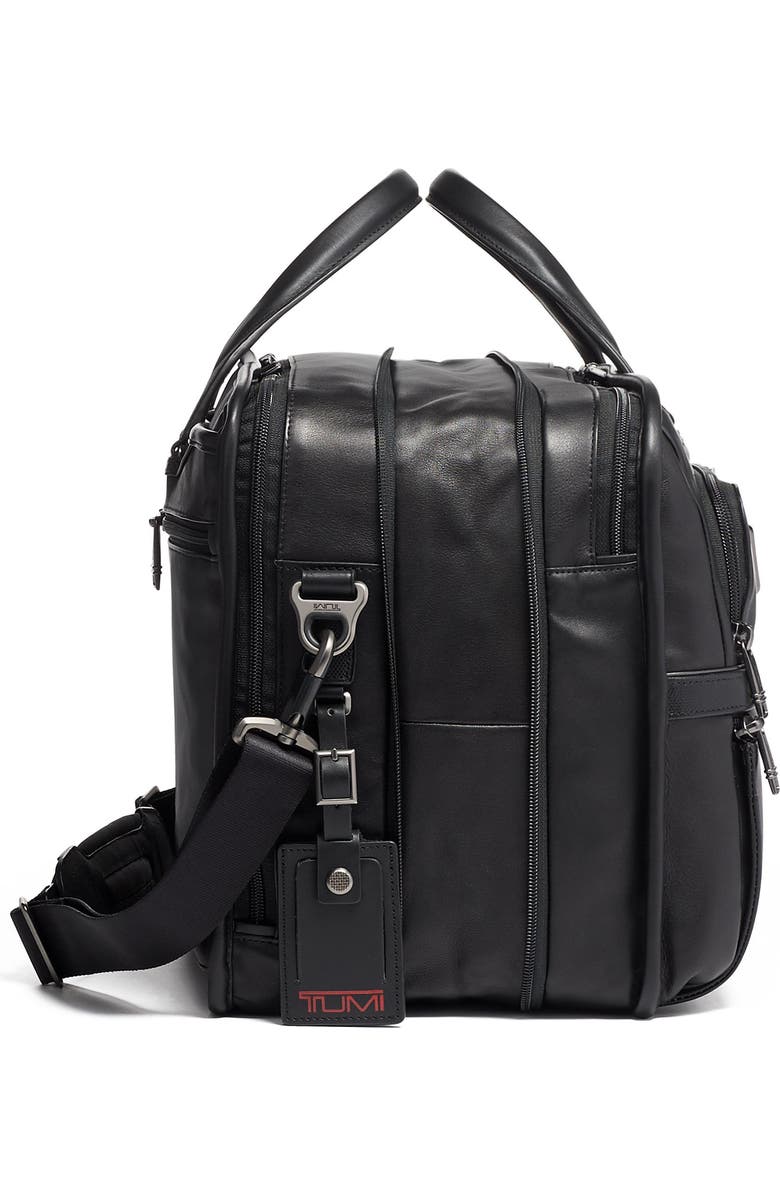 TUMI Alpha 3 Expandable Organizer Leather Laptop Briefcase, Alternate, color,