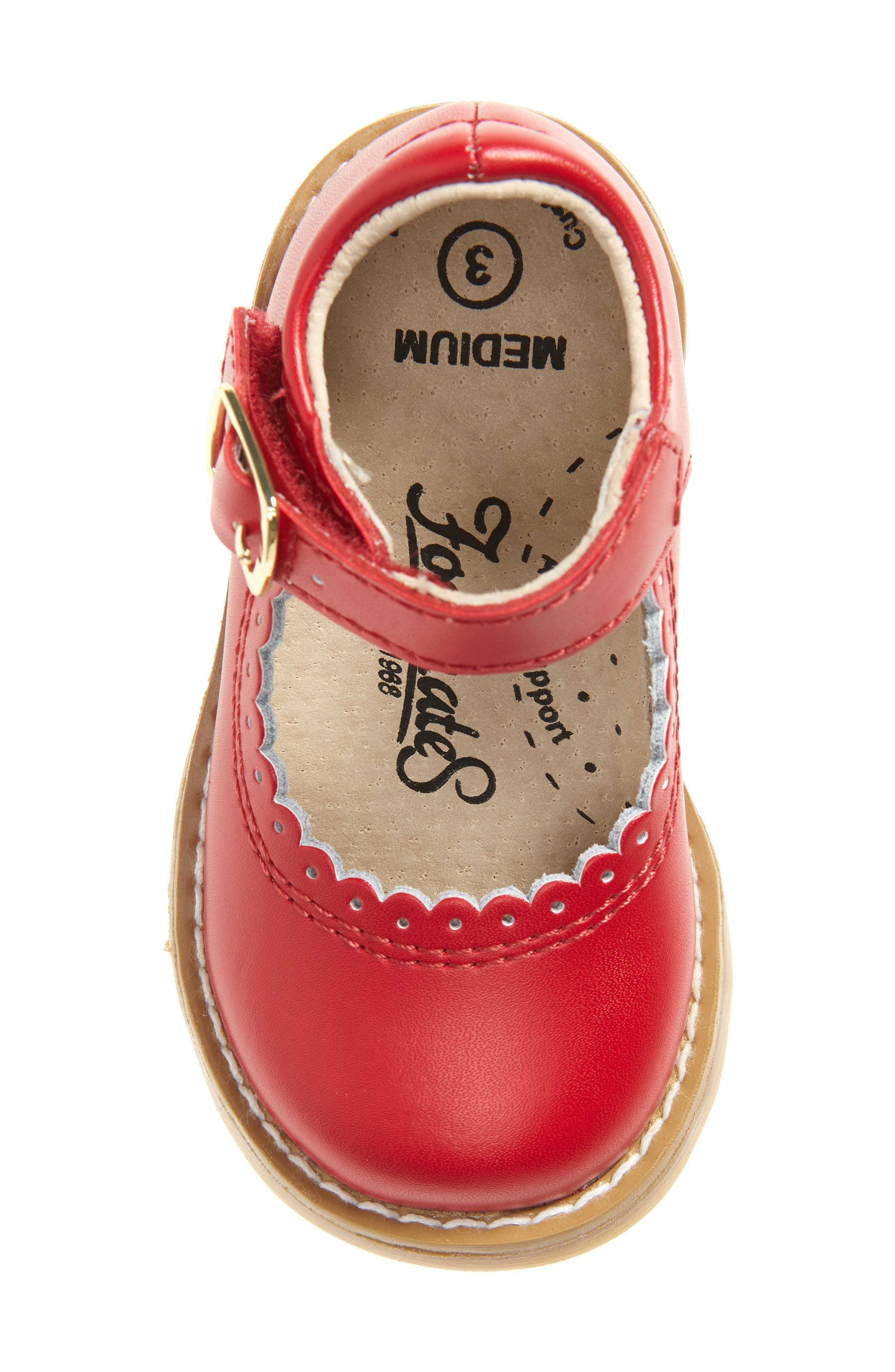 Allie Mary Jane, Alternate, color, APPLE RED