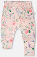 Deux par Deux Organic Cotton Jersey Evolutive Berries Printed Pants