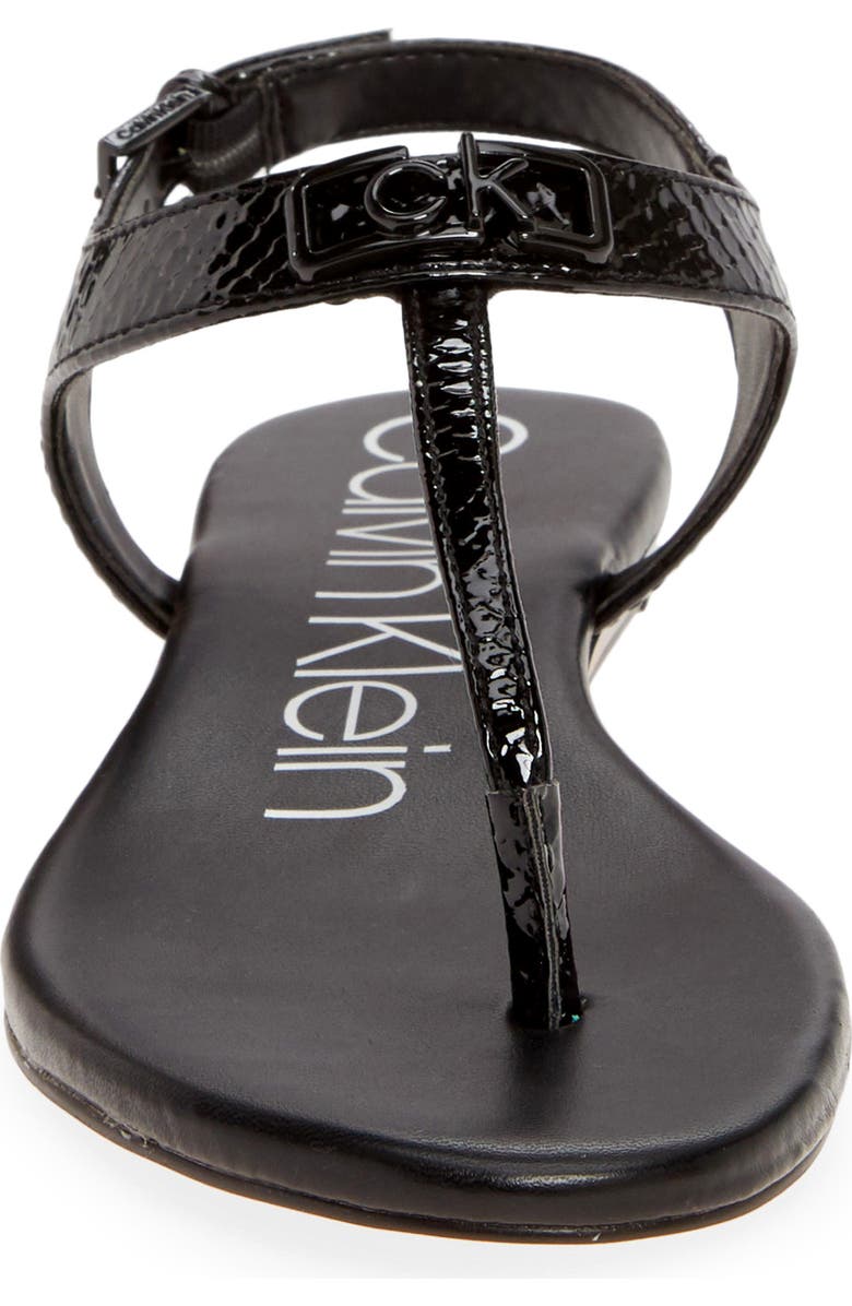 Calvin Klein Shamary T-Strap Sandal, Alternate, color,