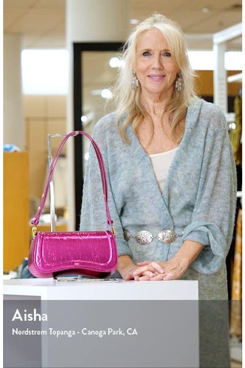 Joy Metallic Faux Leather Shoulder Bag video