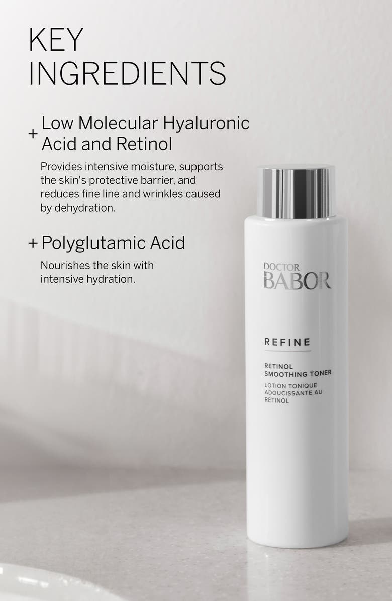 BABOR Refine Retinol Smoothing Toner, Alternate, color, 