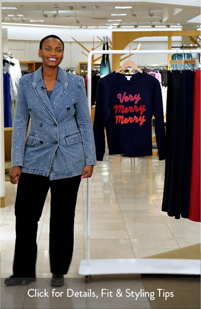 Very Merry Merry Sweatshirt, sales video thumbnail