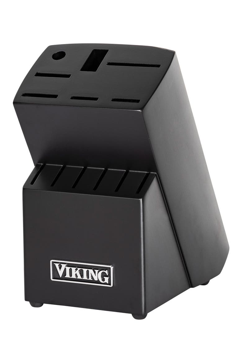 14-Piece German Steel Knife Block Set, Alternate, color, GERMAN STEEL/ BLACK