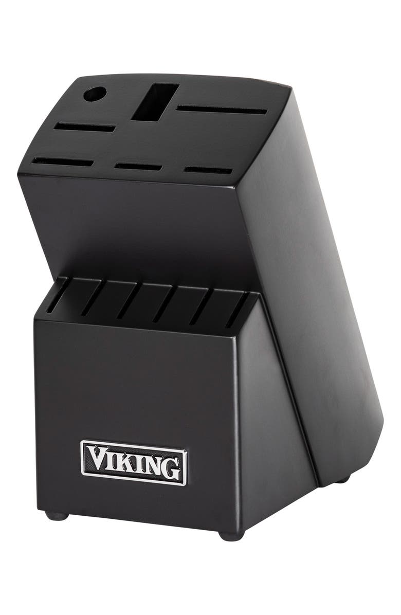Viking 14-Piece German Steel Knife Block Set, Alternate, color, German Steel/ Black