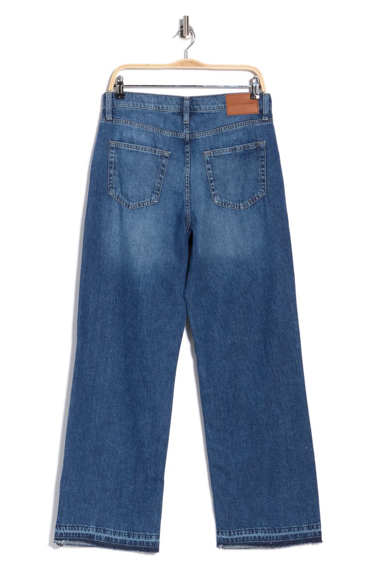 High Waist Straight Leg Jeans, Alternate, color, SAVAGE HEART