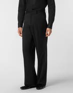 PHILIPP PLEIN Wool Wide Leg Trousers Men
