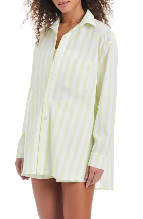 SANCTUARY SANCTUARY OVERSIZE BEACH BUTTON-DOWN COVER-UP 