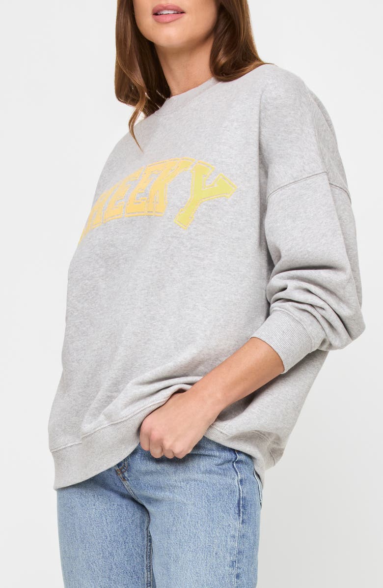LSPACE Legend Cover-Up Sweatshirt, Main, color, Heather Grey