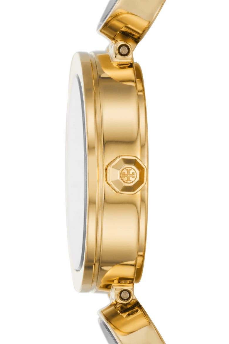 Clock Bracelet Watch, 25mm, Alternate, color, GOLD