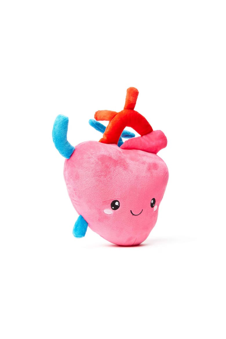 Heart Plushie Organ, Alternate, color, Bright Pink