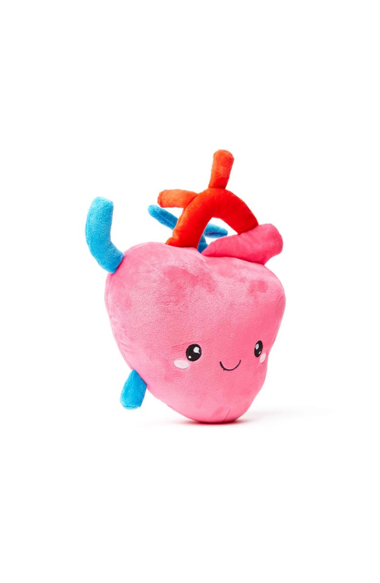 Nerdbugs Heart Plushie Organ, Alternate, color, Bright Pink