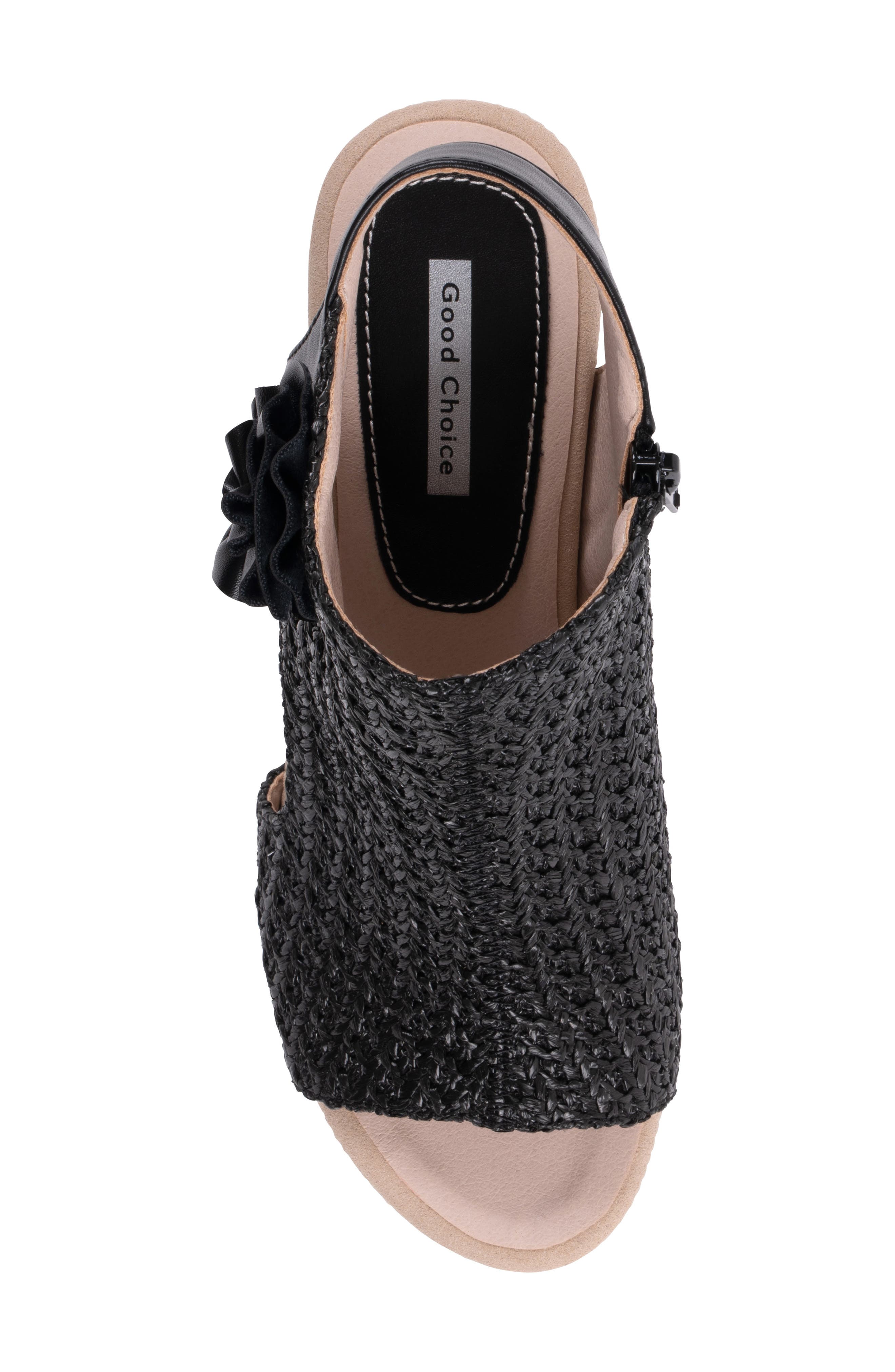GOOD CHOICE NEW YORK Zakki Sandal, Alternate, color, Black
