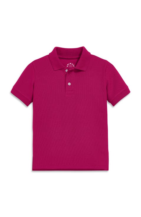 Kids Short Sleeve Pique Polo (Toddler, Little Kid, & Big Kid)