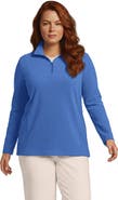 Lands' End Anyweather Fleece Quarter Zip Pullover