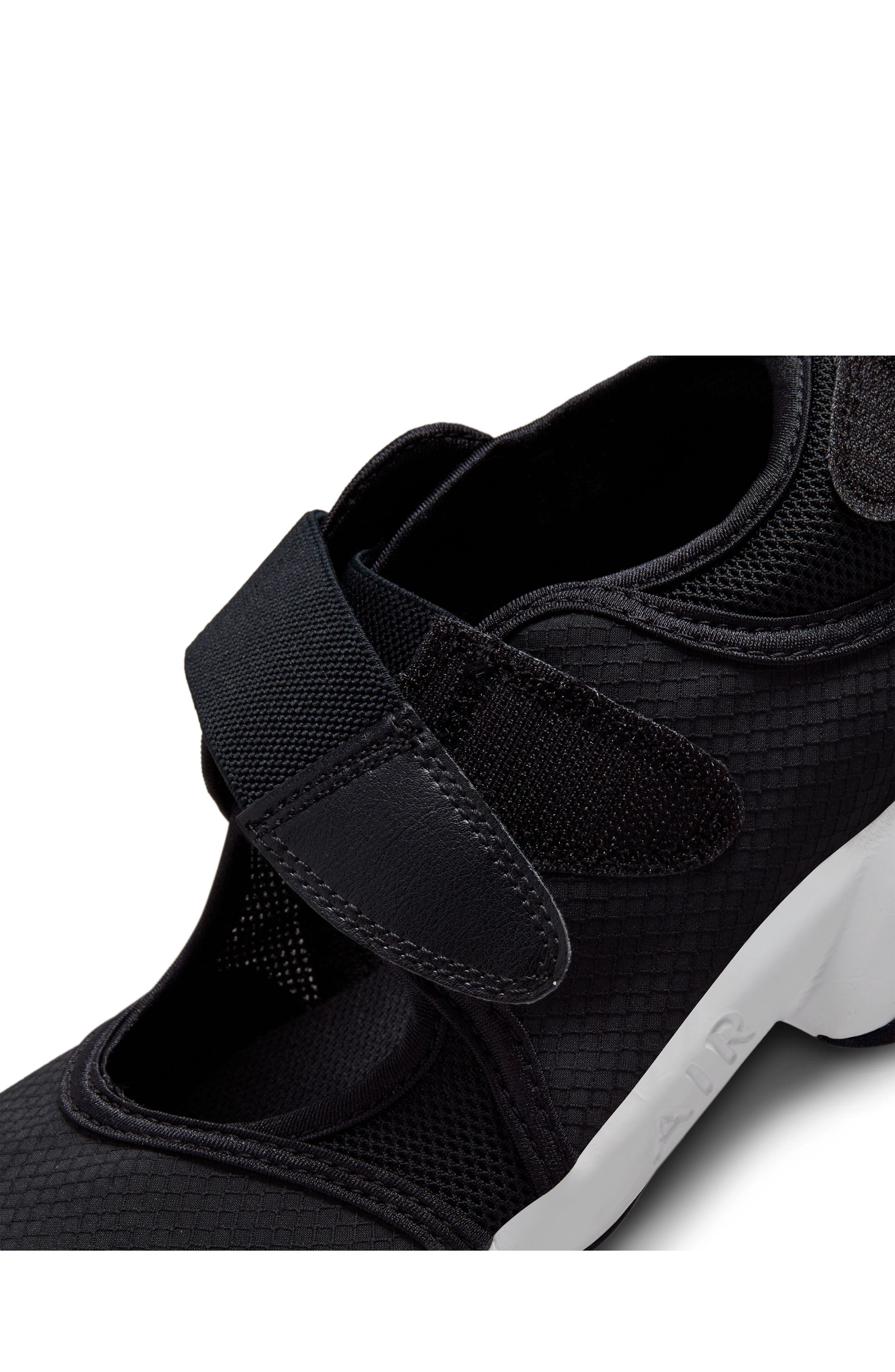 Air Rift Breathe Sneaker, Alternate, color, BLACK/ WHITE